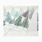 Скатерть новогодняя «Этель Сказочный лес» 110×149 см, 100% хлопок, саржа 190 г/м² - Фото 4