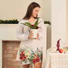 Фартук новогодний «Этель. Пуансетия», 60×70 см, 100% хлопок, саржа 190 г/м² - Фото 8