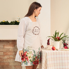 Фартук новогодний «Этель. Пуансетия», 60×70 см, 100% хлопок, саржа 190 г/м² - Фото 2