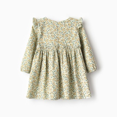 Платье для девочки MINAKU: Cotton collection, цвет фисташковый, рост 86-92 см