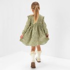 Платье для девочки MINAKU: Cotton collection цвет фисташковый, р-р 92 - Фото 4