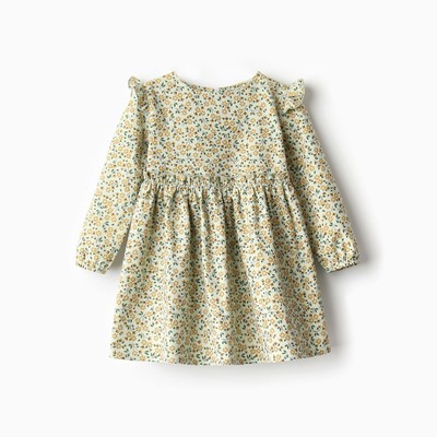 Платье для девочки MINAKU: Cotton collection, цвет фисташковый, рост 86-92 см