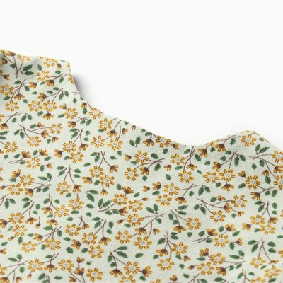 Платье для девочки MINAKU: Cotton collection, цвет фисташковый, рост 86-92 см