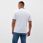 Футболка поло мужская MINAKU, размер 42. белая - Фото 4