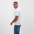 Футболка поло мужская MINAKU, размер 44. белая - Фото 3