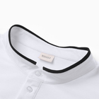 Футболка поло мужская MINAKU, размер 44. белая - Фото 6