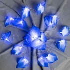 Декоративная подсветка "Антуриум" 20хLED 4000К 5м синий 500х9х10см RISALUX - Фото 5