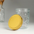Банка для свечей стеклянная с крышкой «Ромбы» прозрачная 500 мл 8.5×8.5×12 см - Фото 4