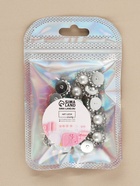 Кабошон с жемчугом, пришивной, d=11.7 мм, 20 шт., цвет серебряный - Фото 4