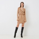 Платье женское MIST с воланами, р. 42, бежевый 9898443