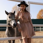 Платье женское MIST с воланами, р. 42, бежевый 9898443