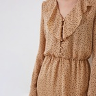 Платье женское MIST с воланами, р. 42, бежевый 9898443