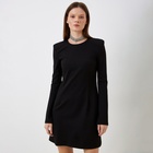 Платье женское MIST с акцентной линией плеч, р. 40, черный - фото 320267680