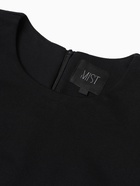 Платье мини женское MIST с акцентной линией плеч, размер 48, чёрное  (артикул 9898457)  большой выбор товаров оптом и в розницу по низким ценам с доставкой