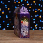 Коробка подарочная "Зимние просторы",фиолетовый, 26 х 7 х 23 см - Фото 3