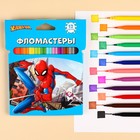 Фломастеры "Человек паук", 12 цветов, вентилируемый колпачок - фото 7604814