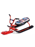 Снегокат «Ника-джамп» с галактическим роботом, красный, СНД1/ГР Nika Kids - Фото 5