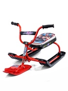 Снегокат «Ника-джамп» с галактическим роботом, красный, СНД1/ГР Nika Kids - Фото 6