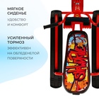 Снегокат «Ника-джамп» с граффити, красный, СНД1/GR Nika Kids - Фото 5