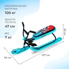 Снегокат «Ника-джамп» Sportbike, бирюзовый, СНД1/SB2 Nika Kids - Фото 2