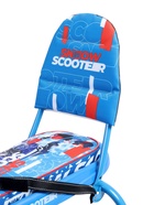 Снегокат Snowpatrol с гонщиком, со спинкой, синий, СНД2/Г Nika Kids - Фото 15