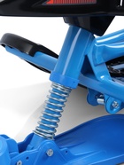 Снегокат Snowpatrol с гонщиком, со спинкой, синий, СНД2/Г Nika Kids - Фото 15