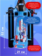 Снегокат Snowpatrol с гонщиком, со спинкой, синий, СНД2/Г Nika Kids - Фото 3