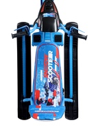 Снегокат Snowpatrol с гонщиком, со спинкой, синий, СНД2/Г Nika Kids - Фото 9