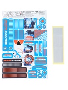 Снегокат Snowpatrol с гонщиком, со спинкой, синий, СНД2/Г Nika Kids - Фото 18