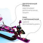 Снегокат Snowpatrol Slalom, со спинкой, фиолетовый, бордовый, СНД2/SL Nika Kids - Фото 3
