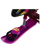 Снегокат Snowpatrol Slalom, со спинкой, фиолетовый, бордовый, СНД2/SL Nika Kids - Фото 8