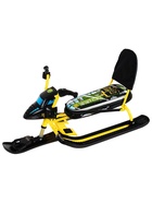 Снегокат Snowpatrol, со спинкой, жёлтый, чёрный, СНД2/SP12 Nika Kids - Фото 6