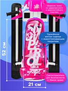 Снегокат Snowpatrol, со спинкой, розовый, СНД2/SP2 Nika Kids - Фото 3