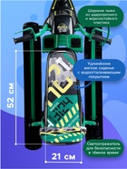 Снегокат Snowpatrol, со спинкой, зелёный, СНД2/SP3 Nika Kids - Фото 3