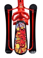 Снегокат «Ника кросс» с граффити, красный, СНК/GR Nika Kids - Фото 15