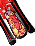 Снегокат «Ника кросс» с граффити, красный, СНК/GR Nika Kids - Фото 9