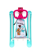 Снегокат «Twiny1+» с забавными медвежатами, со спинкой, голубой, розовый, TW1+/ЗМ Nika Kids - Фото 7