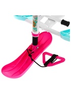 Снегокат «Twiny1+» с забавными медвежатами, со спинкой, голубой, розовый, TW1+/ЗМ Nika Kids - Фото 8