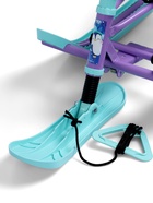 Снегокат «Twiny1+» с пингвинятами, со спинкой, голубой, фиолетовый, TW1+/П Nika Kids - Фото 11