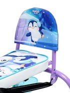 Снегокат «Twiny1+» с пингвинятами, со спинкой, голубой, фиолетовый, TW1+/П Nika Kids - Фото 14