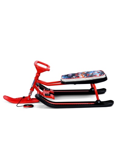 Снегокат «Тимка Спорт 2+» с галактическим роботом, красный, ТС2+/ГР Nika Kids