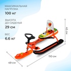 Снегокат «Тимка спорт 4-1» Ми-ми-мишки, со спинкой, оранжевый, ТС4-1/ММ2 Nika Kids - Фото 2