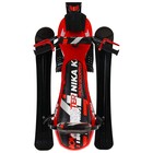 Снегокат Snowpatrol 2, со спинкой, с фонариком, красный, чёрный, SND4P/1 Nika Kids - Фото 5