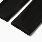 Джинсы для девочек, цвет чёрный, рост 140 см 9947162