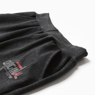 Брюки спортивные для мальчиков, цвет тёмно-серый, рост 134 см - фото 25417624