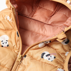 Жилет утеплённый для девочек, цвет персиковый, рост 104-110 см - Фото 3