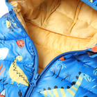 Жилет утеплённый детский, цвет синий, рост 86-92 см - фото 24293581