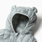 Жилет утеплённый детский, цвет серый, рост 116-122 см - фото 24702650