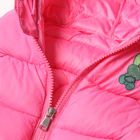 Жилет утеплённый для девочек, цвет розовый, рост 92-98 см - фото 23683677