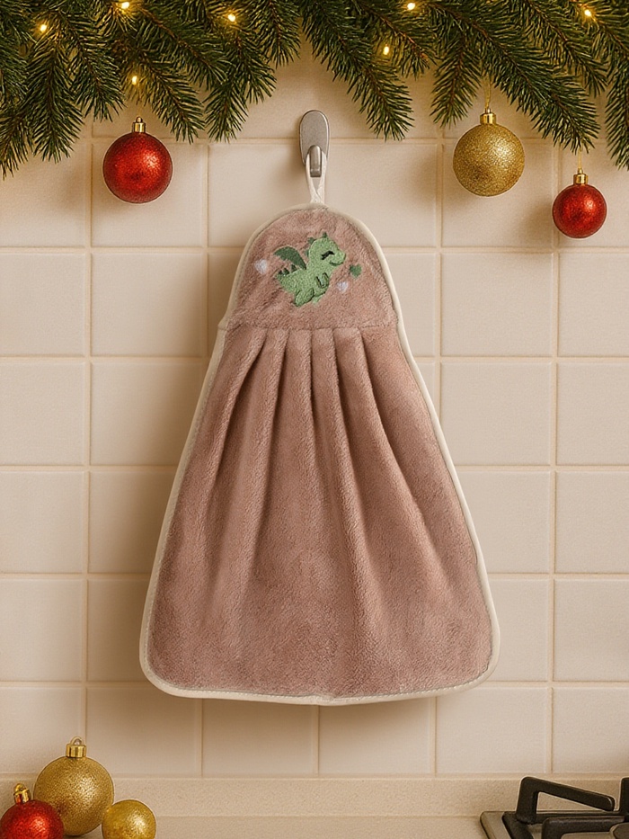 Салфетка декоративная «Доляна. Летящий дракончик», 25×34 см, 280 г/м² микрофибра, 100% п/э - Фото 1